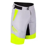 Pantaloni scurti cu bazon Force Storm, gri/fluo 3XL