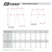 Pantaloni scurti cu bazon Force Storm negru/gri, negru/gri S