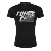 Tricou Force Spirit maneci scurte negru XL