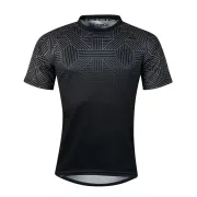 Tricou ciclism Force City, negru/gri, XXXL