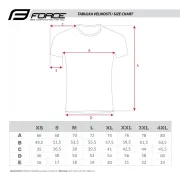 Tricou ciclism Force City, negru/gri, XXXL