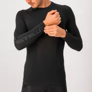 Bluza de corp cu maneca lunga Castelli Seamless Base Layer LS, Negru, L/XL