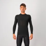 Bluza de corp cu maneca lunga Castelli Seamless Base Layer LS, Negru, L/XL