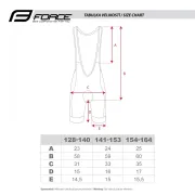 Pantaloni scurti cu bazon si bretele Force Kid Victory gri154-164 cm