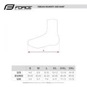 Huse pantofi Force Hot Extreme neopren negre S