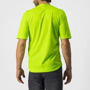 Jersey cu maneca scurta Castelli Trail Tech Tee, Galben Fluo/Negru, M