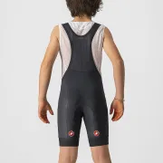 Pantaloni scurti cu bretele Castelli Jr Competizione, pentru copii, Negru, 10A