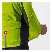 Jacheta de vant Castelli Squadra Stretch, Galben Fluo, XL