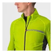 Jacheta de vant Castelli Squadra Stretch, Galben Fluo, XXL