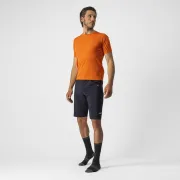 Tricou casual cu maneca scurta Castelli Tech 2 Tee, Portocaliu, XL