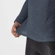 Tricou cu maneca lunga Castelli Cold Day 2nd Layer Bleumarin M