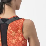Bluza de corp fara maneci Castelli Pro Mesh 4 W SL de dama Portocaliu S