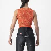 Bluza de corp fara maneci Castelli Pro Mesh 4 W SL de dama Portocaliu S
