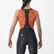 Bluza de corp fara maneci Castelli Pro Mesh 4 W SL de dama Portocaliu S