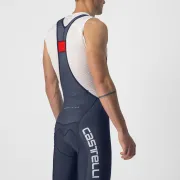 Pantaloni scurti cu bretele Castelli Competizione Kit Bleumarin/Alb XL