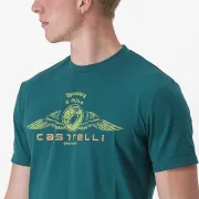 Tricou casual Castelli Armando 2 Tee Turcoaz XL