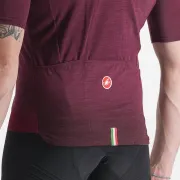 Tricou cu maneca scurta Castelli Essenza Visiniu M