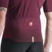 Tricou cu maneca scurta Castelli Essenza Visiniu XL