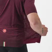 Tricou cu maneca scurta Castelli Essenza Visiniu XL