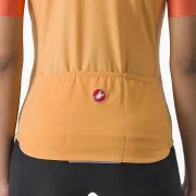 Tricou cu maneca scurta Castelli Velocissima de dama Galben/Portocaliu M