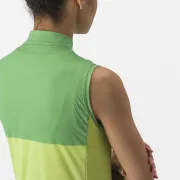 Tricou fara maneci Castelli Velocissima SL de dama Lime/Verde L