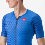 Costum de triatlon cu maneca scurta Castelli PR 2 Speed Suit Albastru/Bleumarin XL