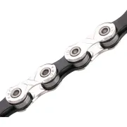 Lant Bicicleta KMC X10, 10 Viteze, 1/2X11/128 Inch, 122 Zale, Argintiu-Negru
