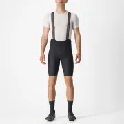Pantaloni scurti cu bretele Castelli Espresso Negru M