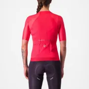 Tricou cu maneca scurta Castelli Aero PRO 7.0 W de dama Rosu M