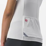 Tricou cu maneca scurta Castelli Anima 4 de dama Alb XS