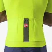 Tricou cu maneca scurta Castelli Elements Galben Fluo L