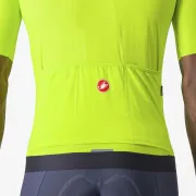 Tricou cu maneca scurta Castelli Espresso Galben Fluo XXL