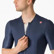 Tricou cu maneca scurta Castelli Espresso Indigo XXXL