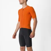 Tricou cu maneca scurta Castelli Premio Black Portocaliu M