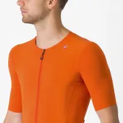 Tricou cu maneca scurta Castelli Premio Black Portocaliu M
