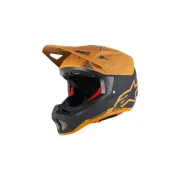 Casca Alpinestars Missile Tech Racer Helmet Black Dark Gold Matt M