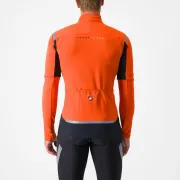 Jacheta cu maneci detasabile Castelli Perfetto RoS 2 Convertible Portocaliu XXXL