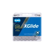 Lant KMC X-Glide Cues 9/10/11 viteze 126 Zale Gri