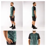 Tricou Force MTB Move maneci scurte Verde Inchis XXXL