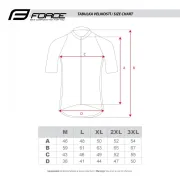 Tricou Force Script maneci scurte Albastru L