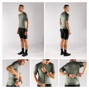 Tricou Force Script maneci scurte Verde L