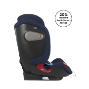 Scaun auto copii, cu Isofix Gb Everna-fix, 9-36 Kg - Albastru
