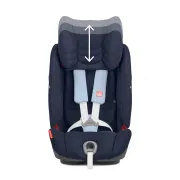 Scaun auto copii, cu Isofix Gb Everna-fix, 9-36 Kg - Albastru