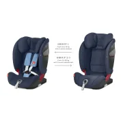 Scaun auto copii, cu Isofix Gb Everna-fix, 9-36 Kg - Albastru