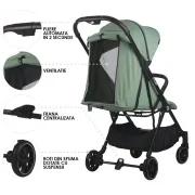 Carucior sport autofold Coccolle Melia Mistletoe green