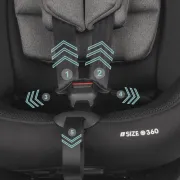 Scaun auto iSize 40-150 cm Coccolle Nova Diamond black