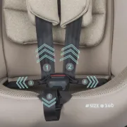 Scaun auto iSize 40-150 cm Coccolle Nova Sand beige