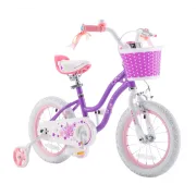 Bicicleta Copii Royal Baby Star Girl - 18 Inch, Mov