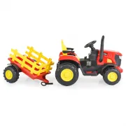 Tractor electric copii Moni - Rancher, Roşu