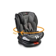 Scaun Auto Rotativ cu Isofix Leather Motion 0-36 Kg - Gri